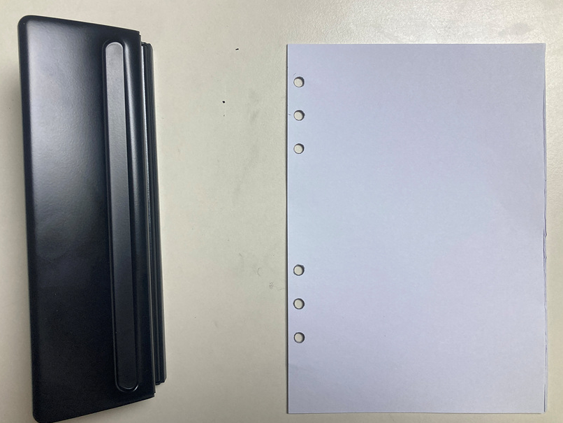 A5사이즈 6공다이어리 속지 타공기 타오바오 6공 펀치 사용 후기