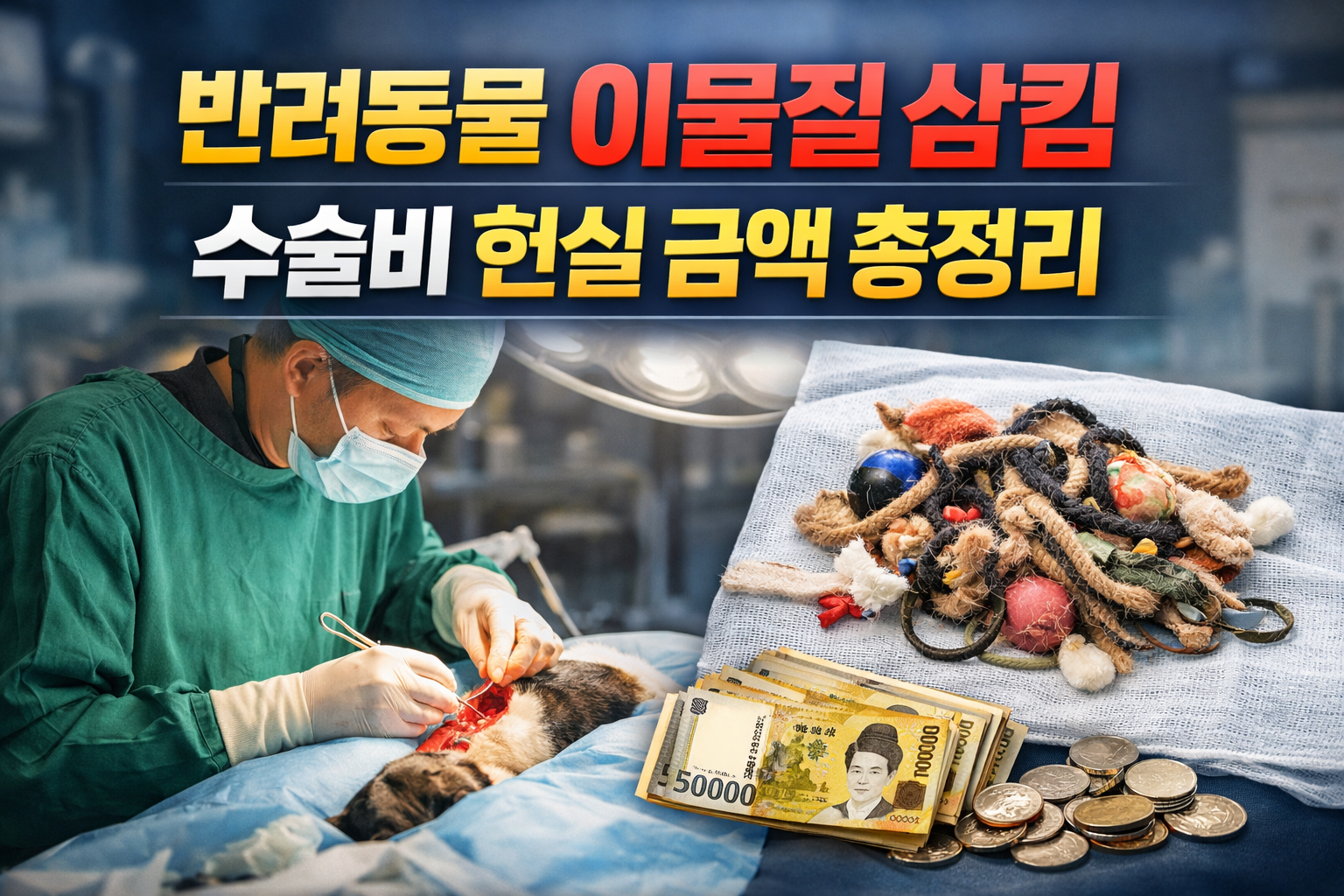 반려동물 이물질 삼킴