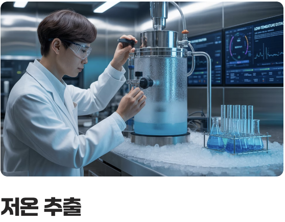 가장 중요해요! 추출 방식을 확인하세요