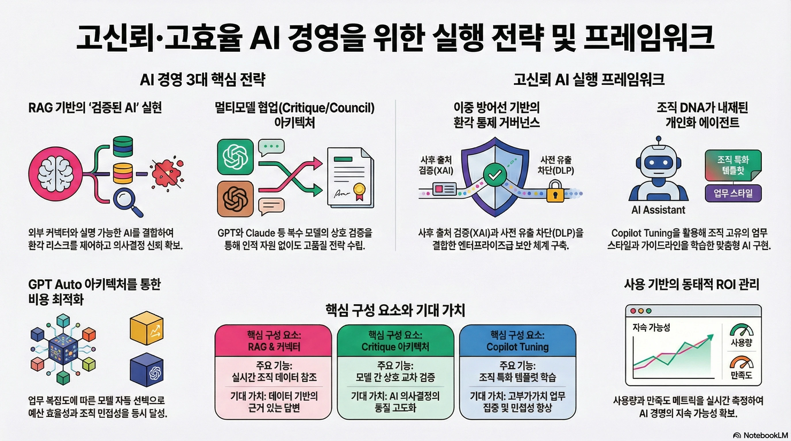 고신뢰 고효율 AI 경영 전략