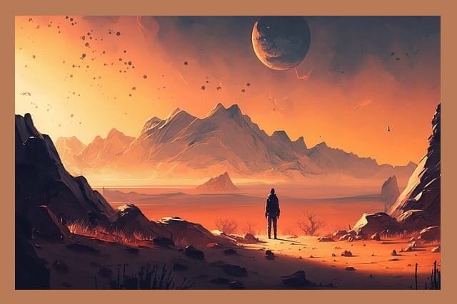 픽션-우주-행성-일러스트