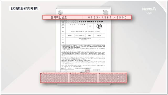 "인감증명서" 110년만에 온라인 발급, 정부24 시범운영