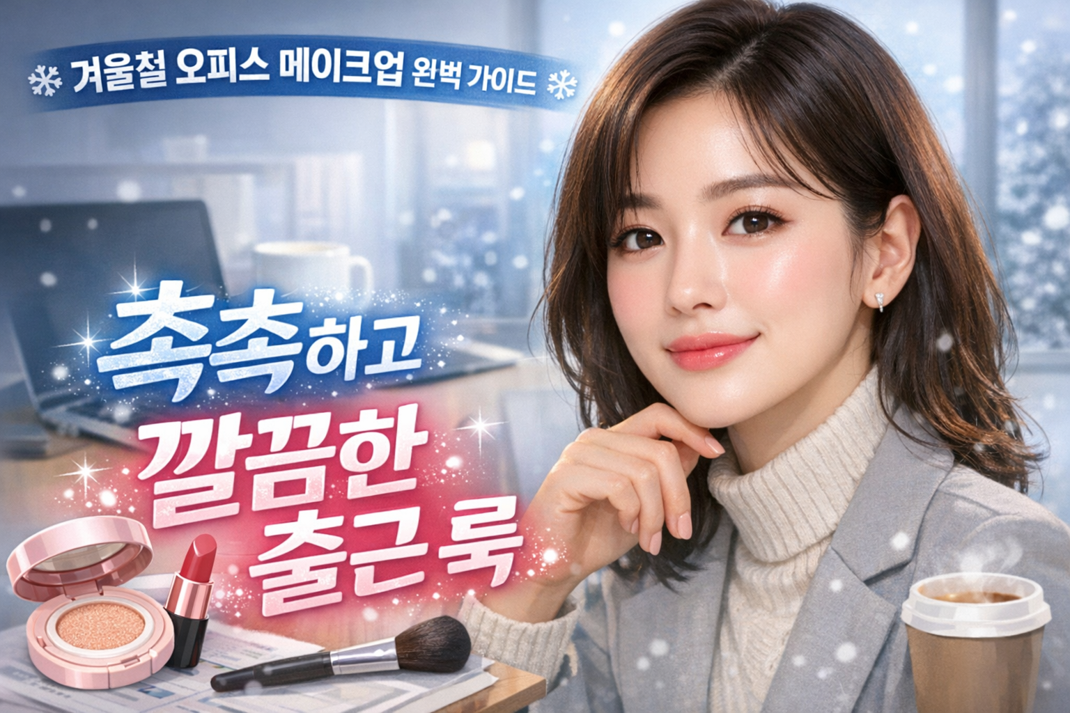 겨울철 오피스 메이크업
