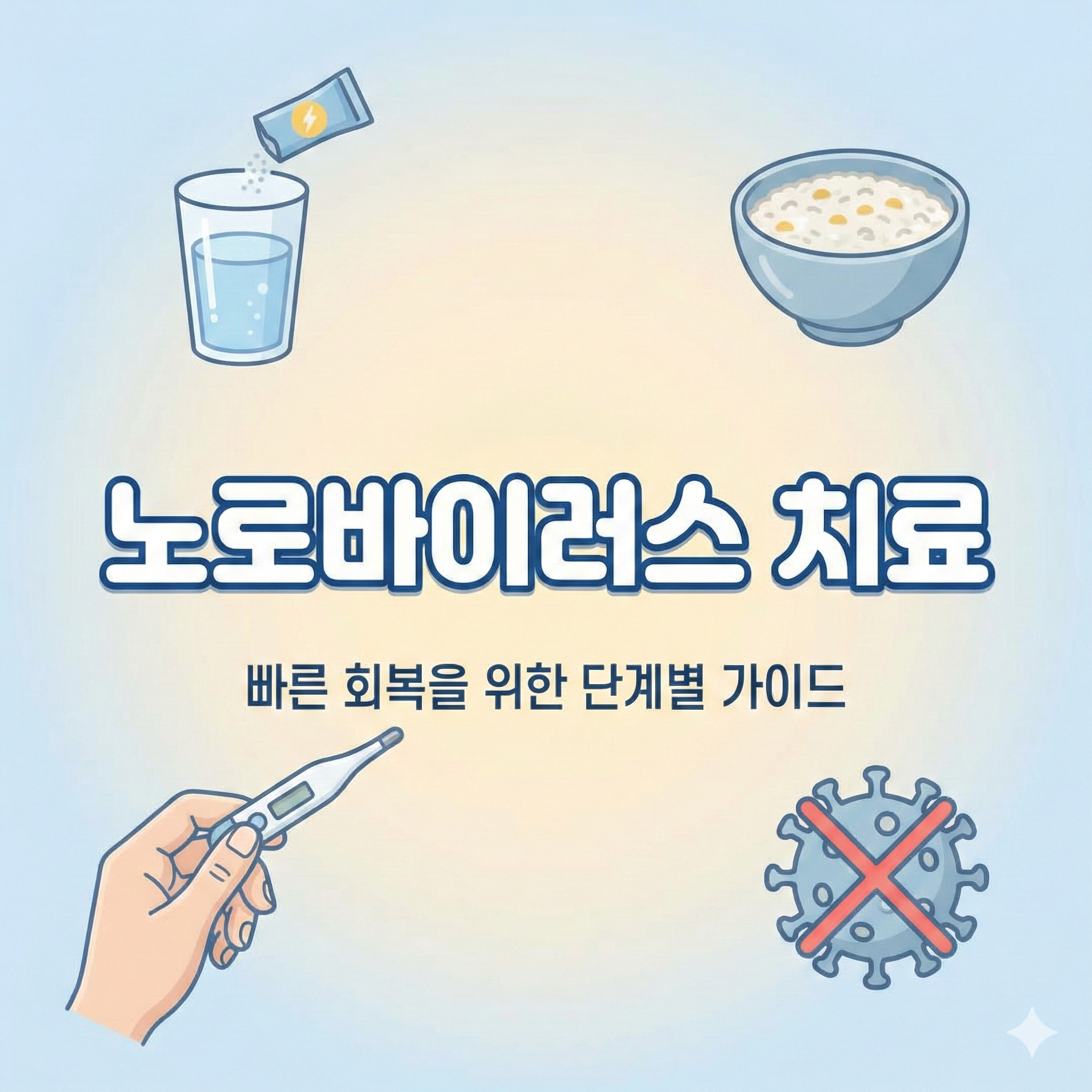 노로바이러스 치료 및 증상 완화: 빠른 회복을 위한 단계별 가이드