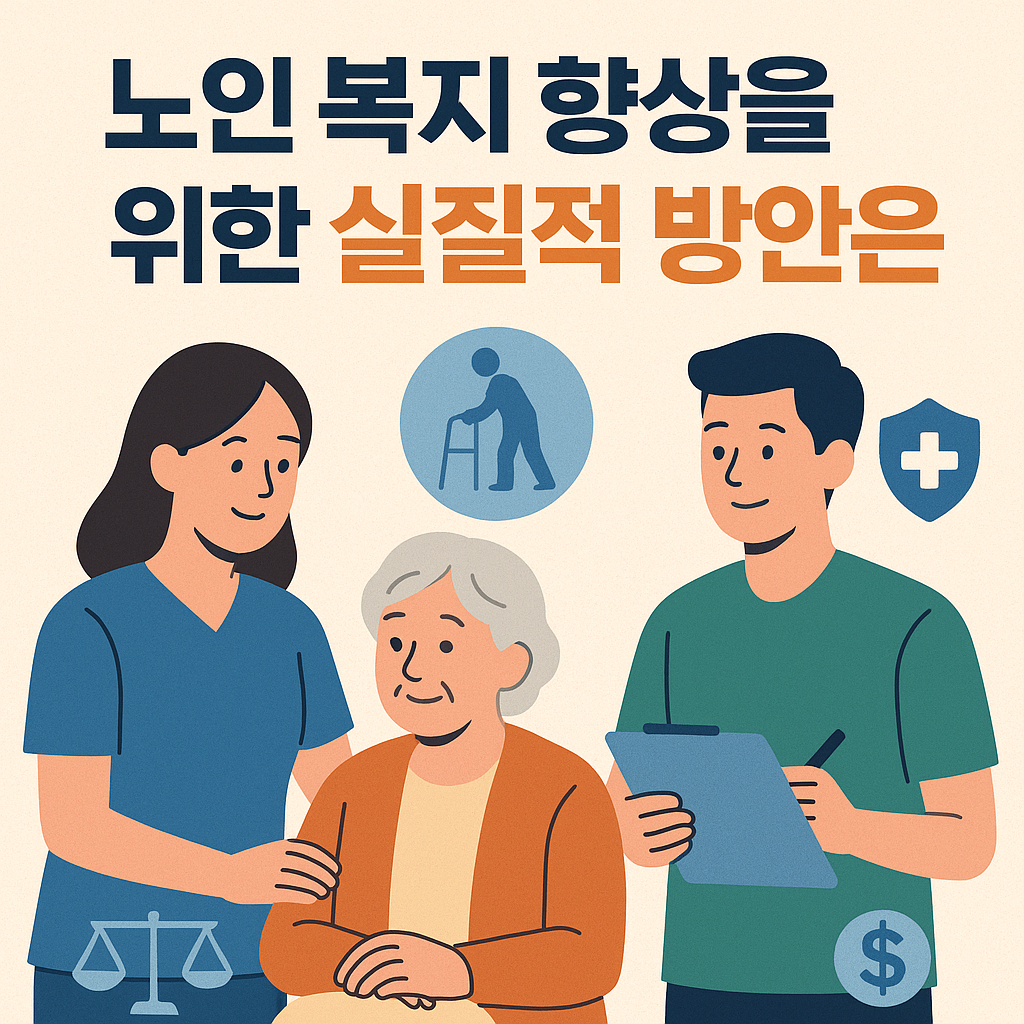 노인 복지 향상을 위한 실질적 방안 관련한 사진