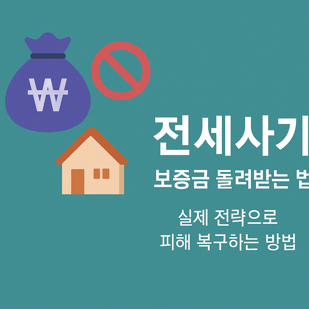 전세사기 보증금 돌려받는 법