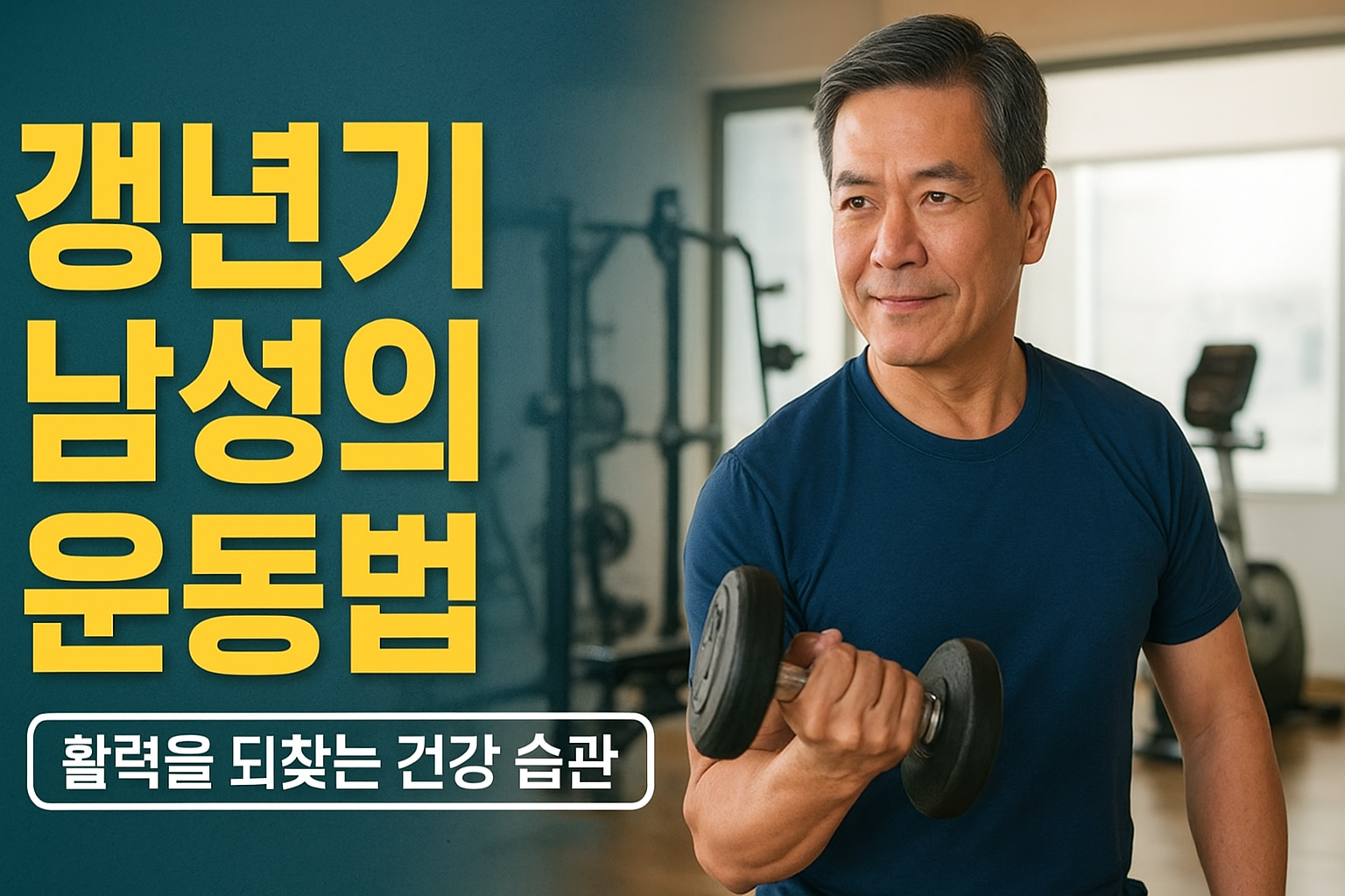 갱년기 남성의 운동법: 활력을 되찾는 건강 습관