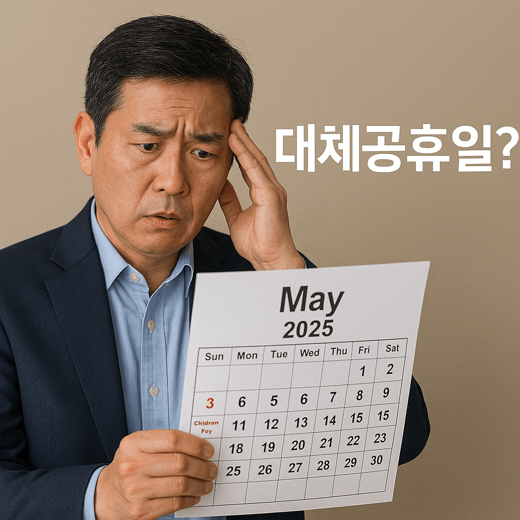 2025 근로자의 날 대체공휴일 될까? 황금연휴 정리 총정리