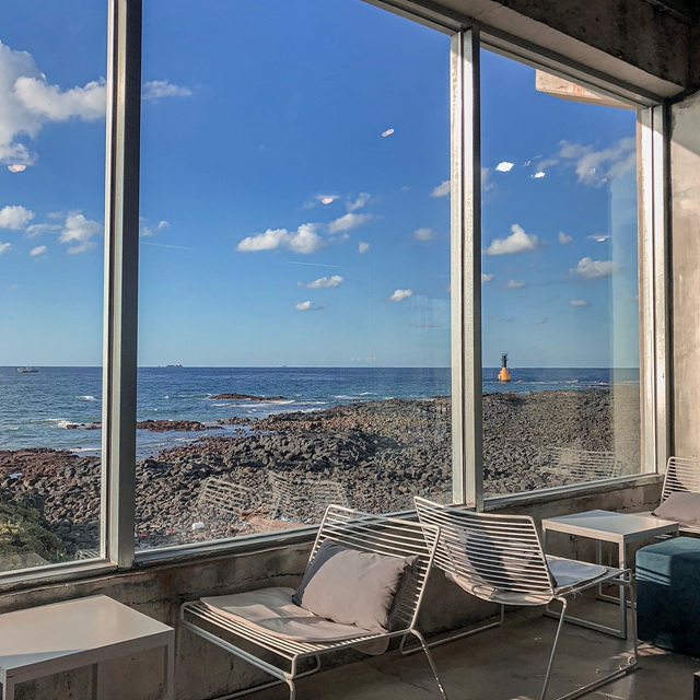 제주 애월 카페 이동건 오아시스80 바다뷰