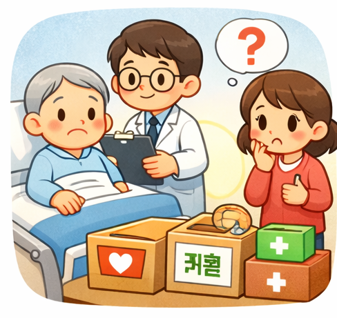 의료비 지원제도 비교표 의료급여