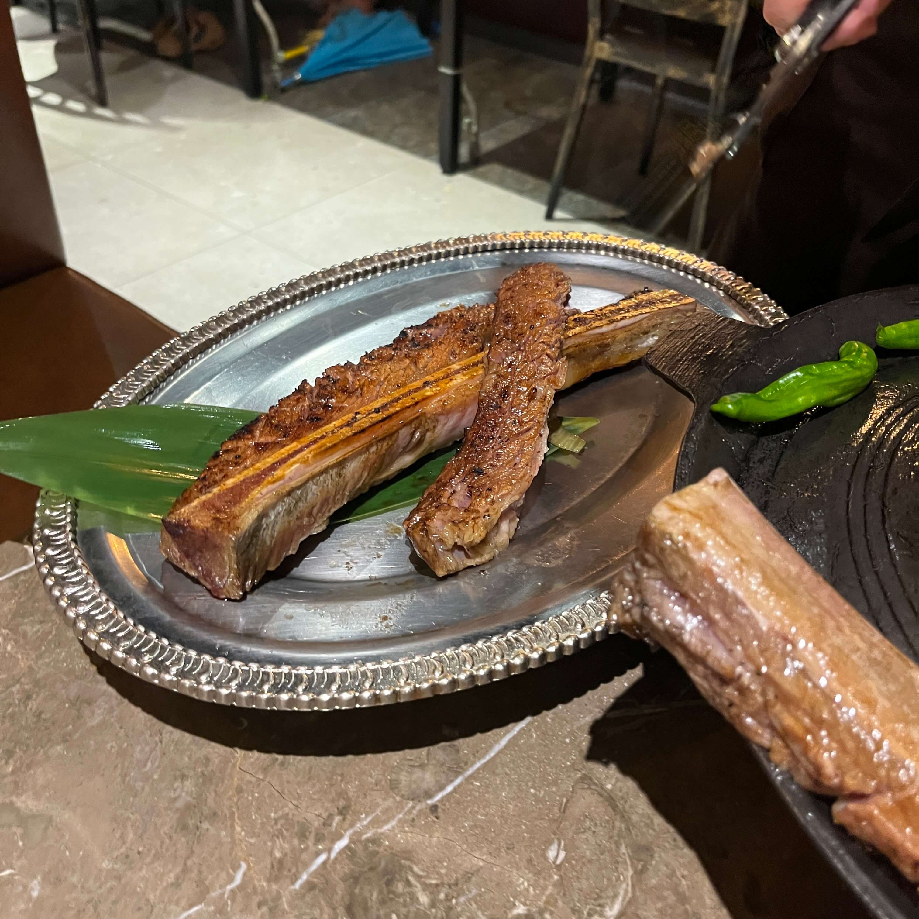 우대갈비 갈비대 사진