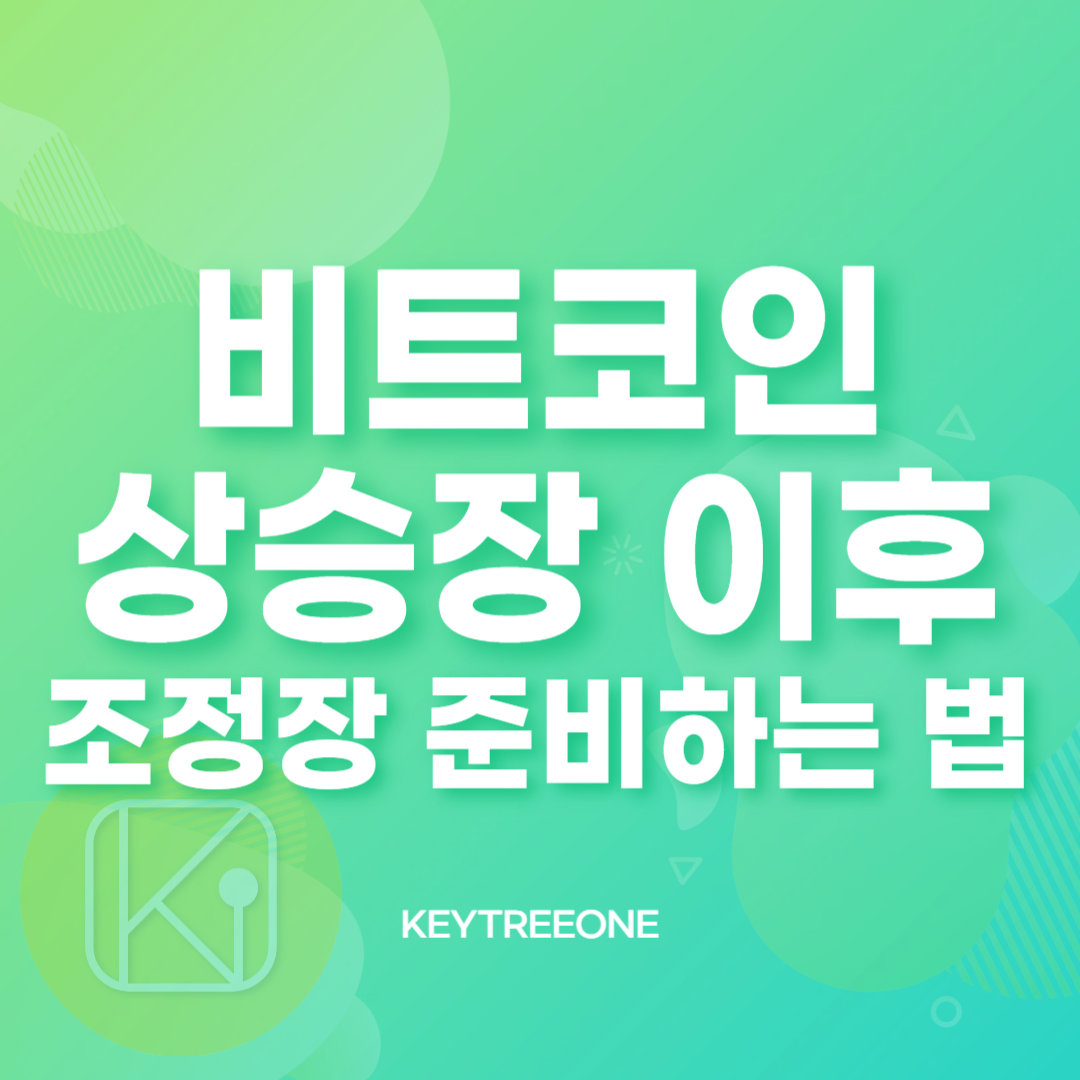 비트코인 상승장 이후 조정장 준비하는 법