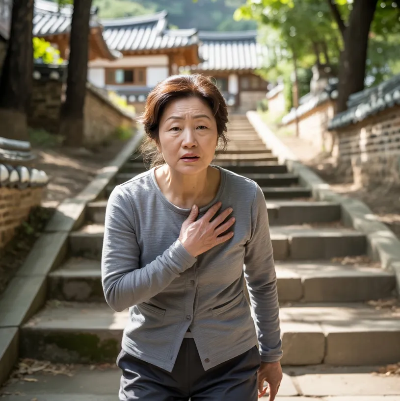 협심증 전조증상 이미지