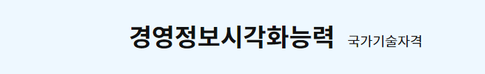 경영정보시각화능력