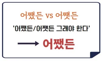 어쨌든 어쨋든 맞춤법 표현 예시 맞는 표현_6