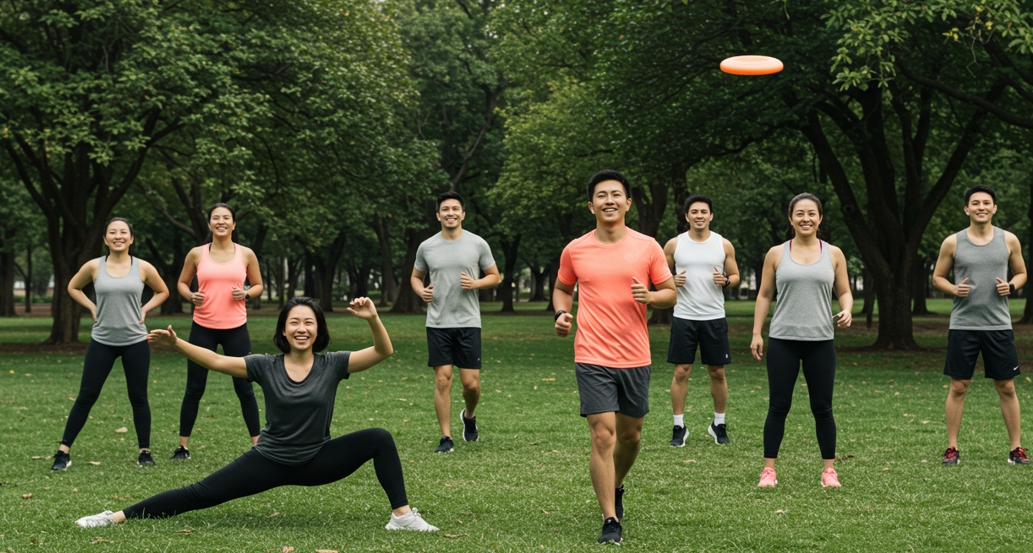 운동하는 사람들 -사진