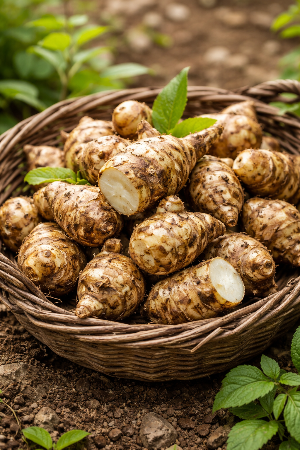 천연 인슐린의 정체 돼지감자, 차로 마시기 vs 요리로 먹기 무엇이 혈당에 더 좋을까?
