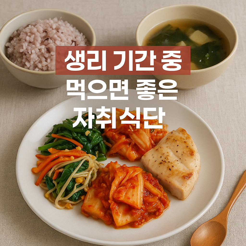 생리 기간 중 먹으면 좋은 자취식단