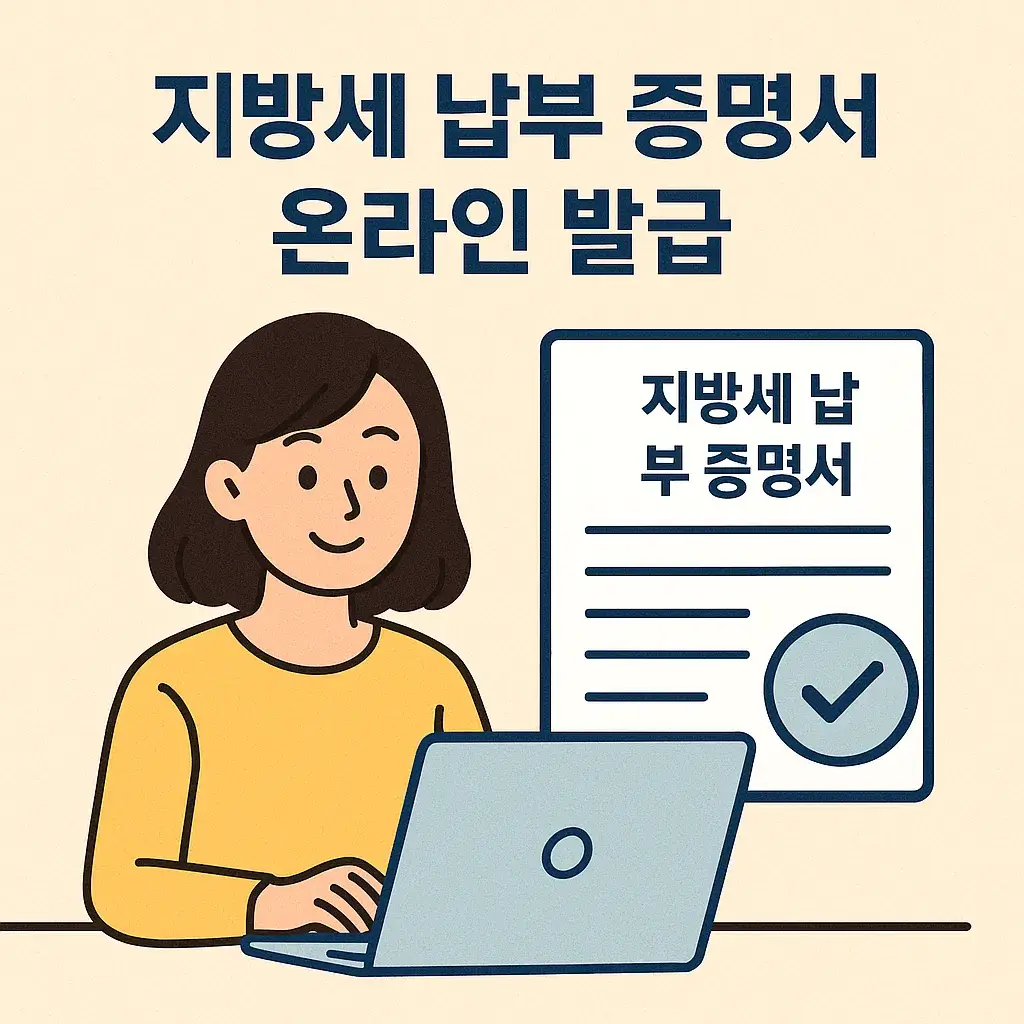 위택스 지방세 세목별 과세증명서 전국 발급 방법