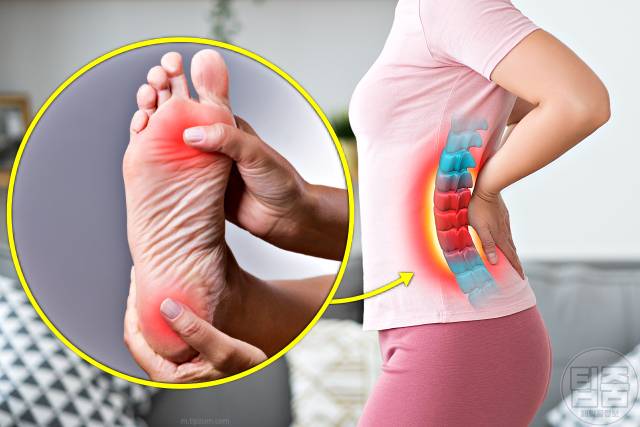 발뒤꿈치 찌릿 따끔 발바닥 전기 통증 디스크