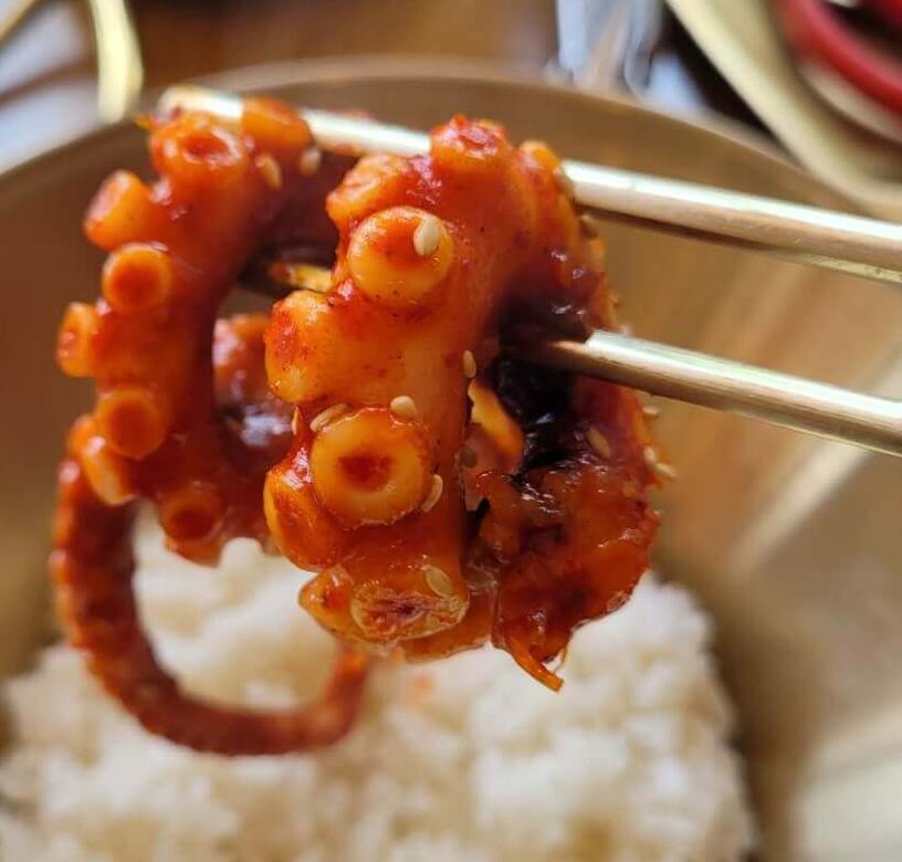 낙지볶음 한점