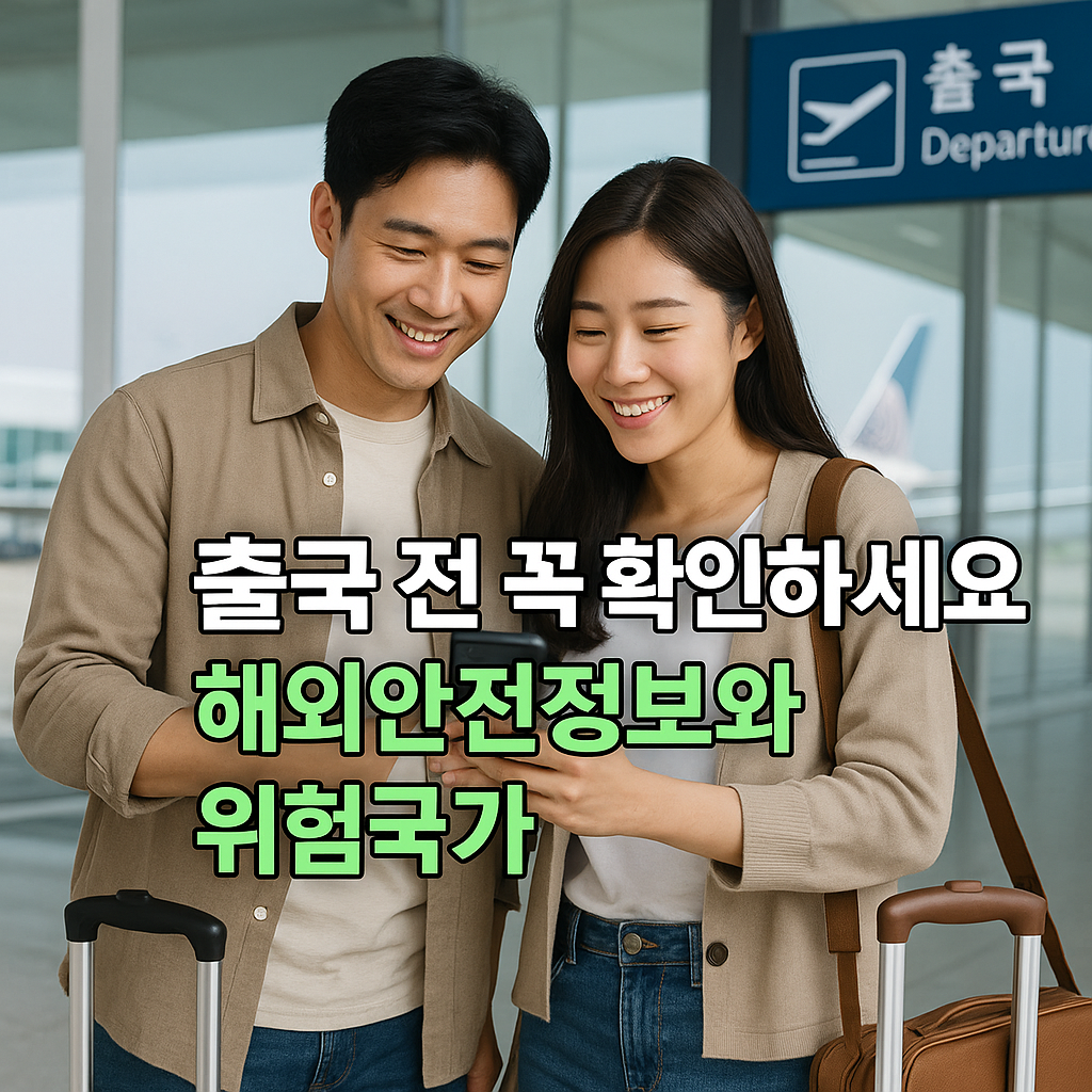 출국 전 꼭 확인해야 할 해외안전정보 안내