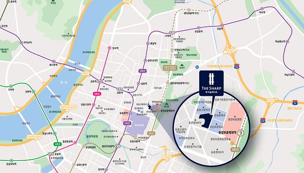 둔촌-파크솔레이유-입지