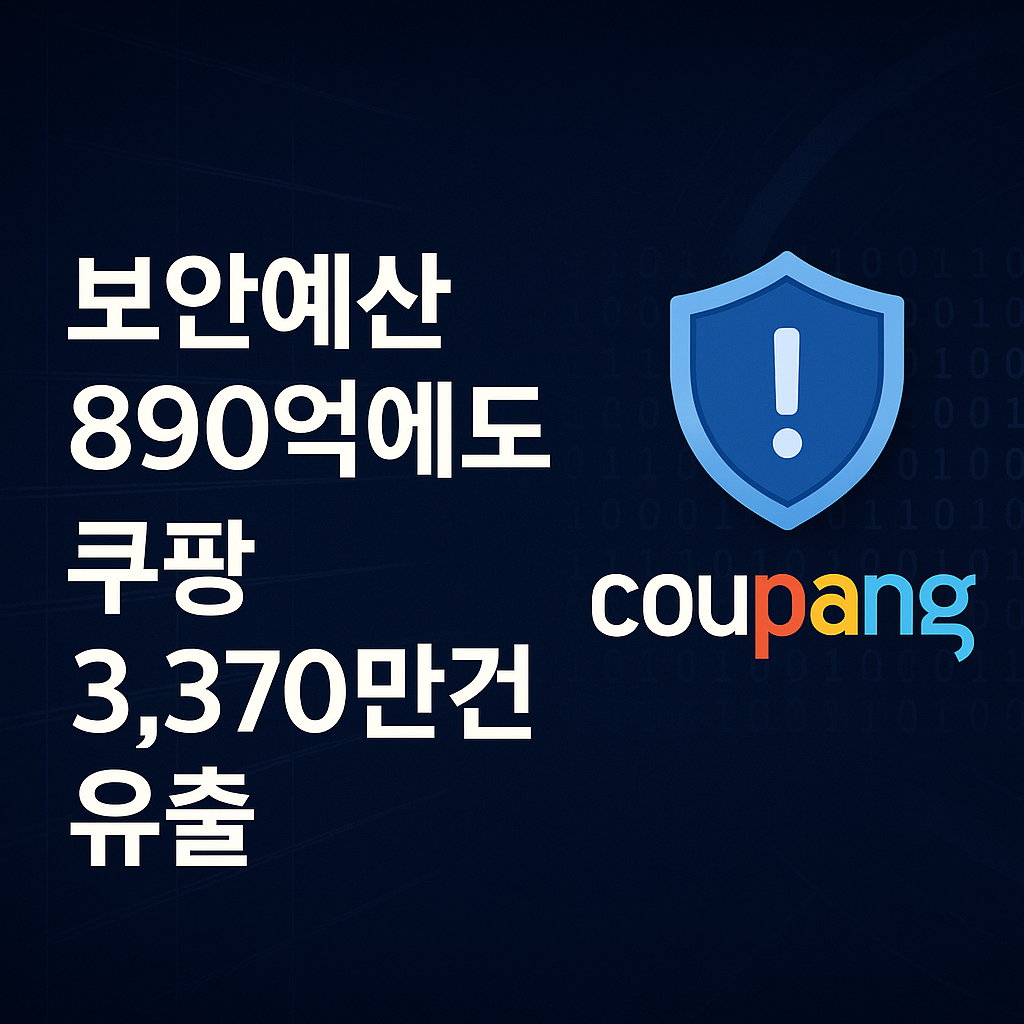쿠팡 개인정보 유출과 보안 관리 실패
