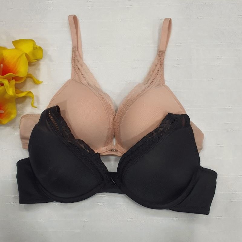 원더브라 퍼펙트 볼륨 기본 브라 2종 WBWBR0I03T-BEBK