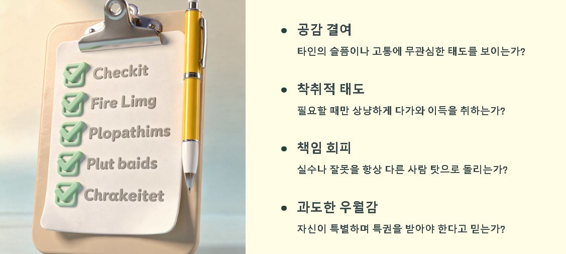 나르시시스트 뜻 특징