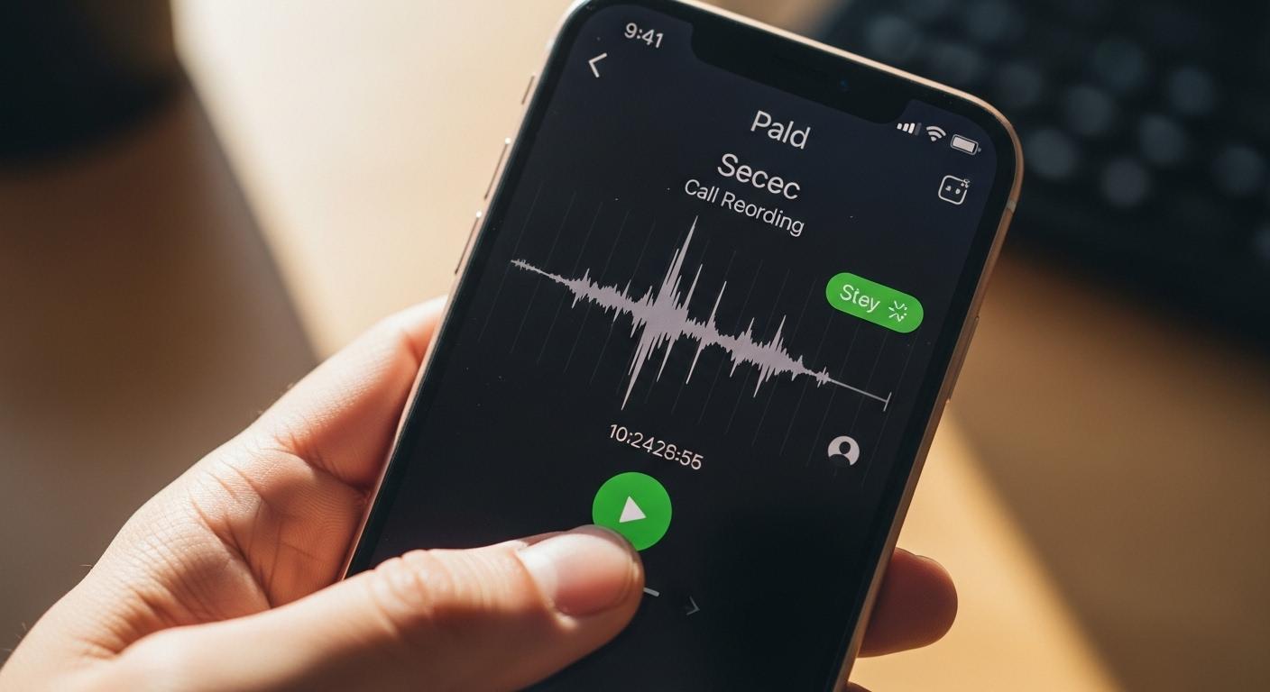 아이폰 통화녹음 보는 법