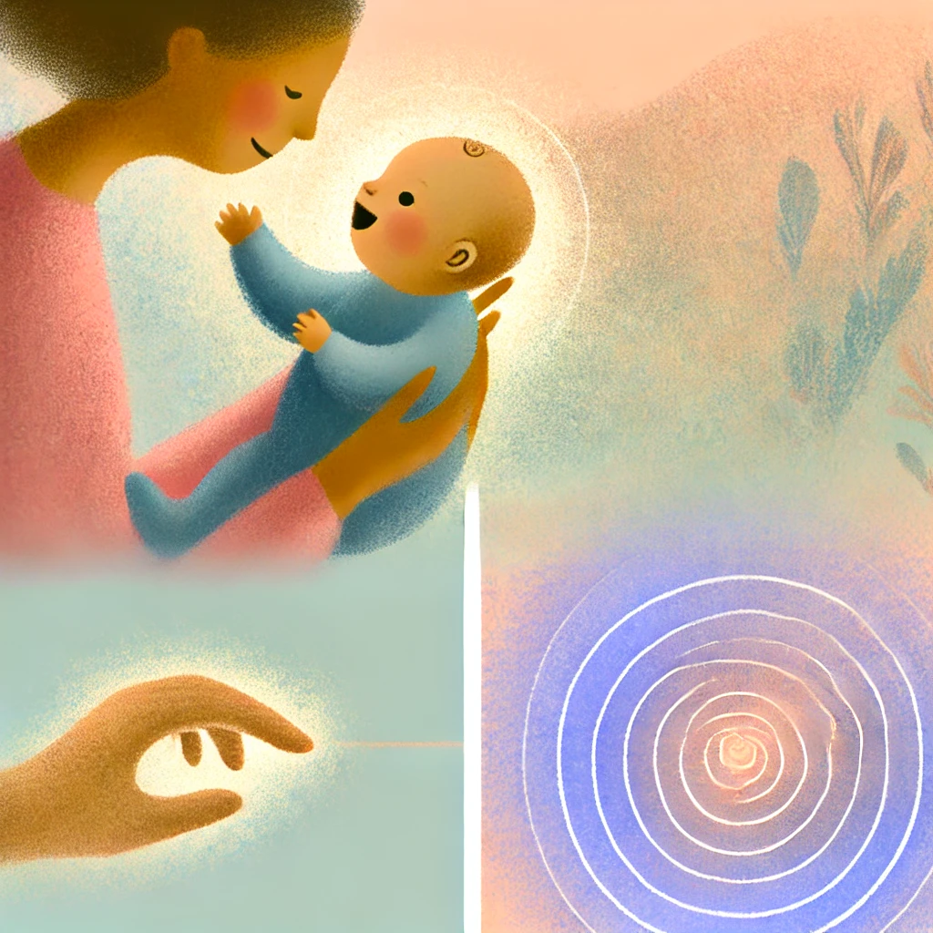 엄마와 아기의 관계 이미지