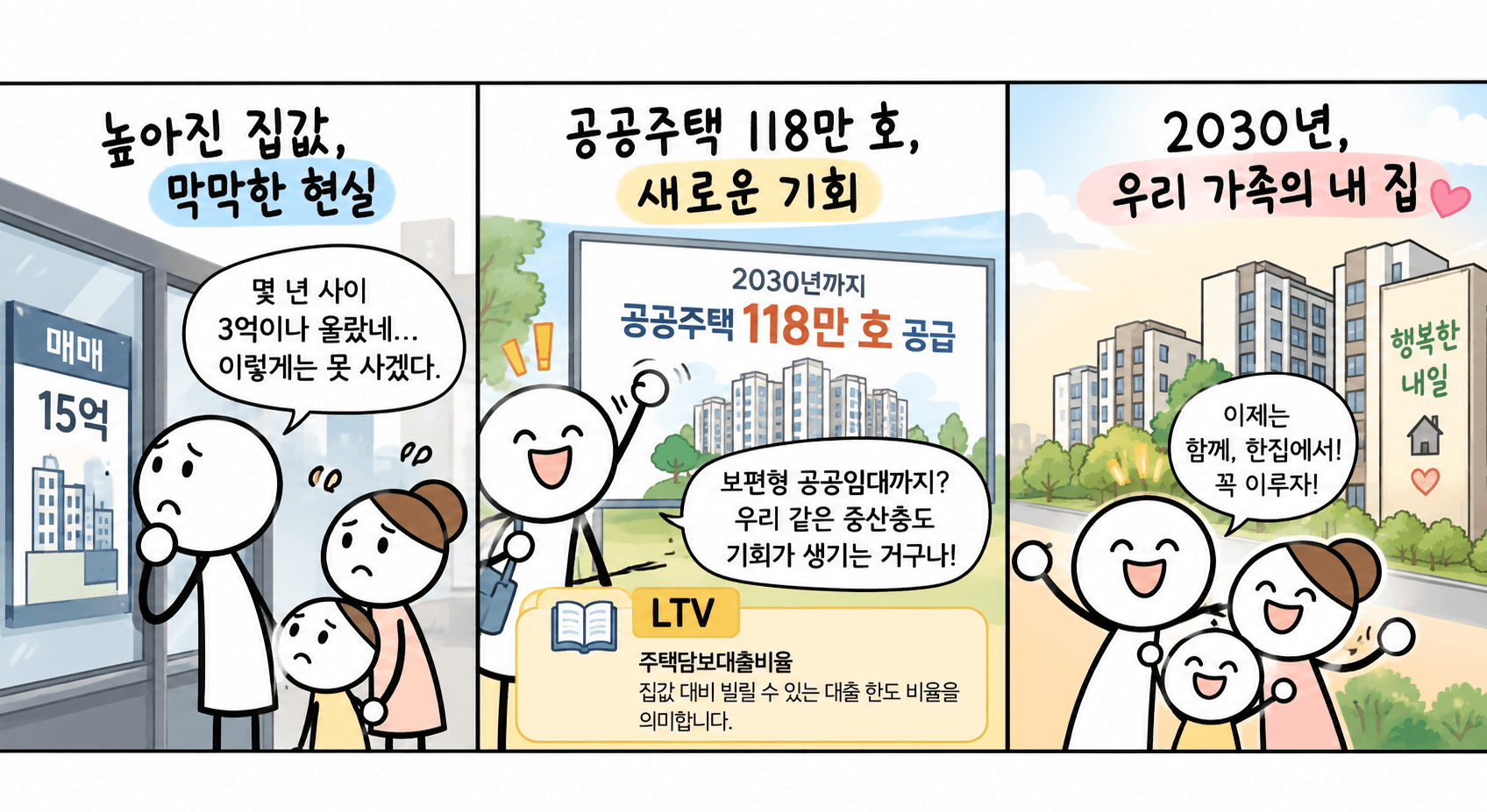 높아진 집값, 희망의 내 집 마련