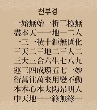 우주창조 이치 천부경 81자 전문 내용 해석_18