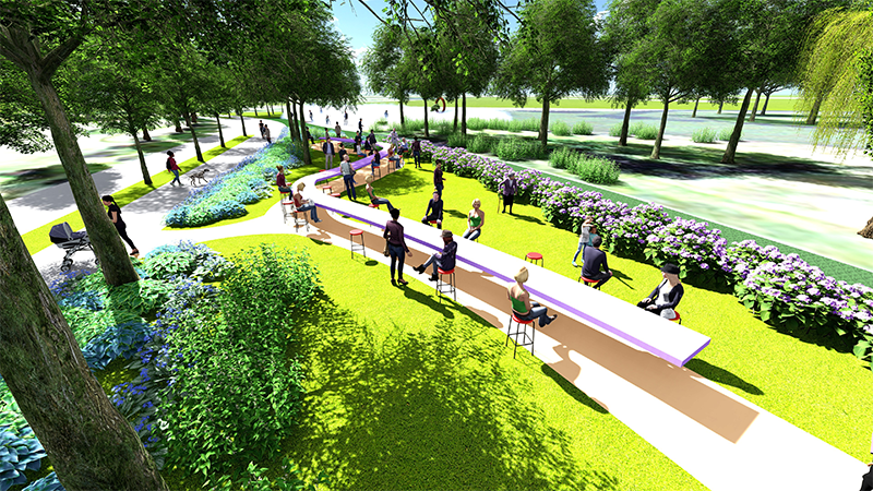 꽃,향기 그리고 물의 정원