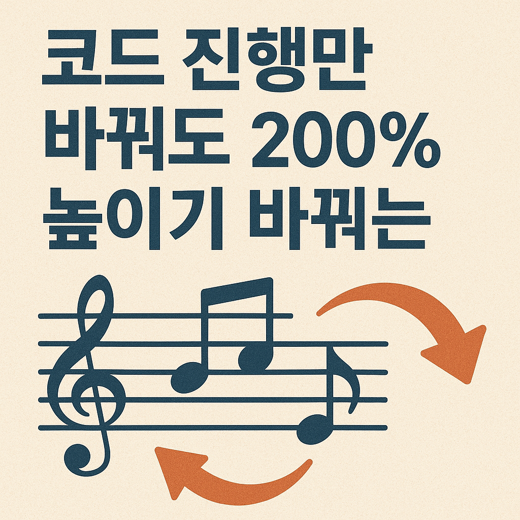 코드 진행만 바꿔도 곡 분위기 바뀌는 이유 관련한 사진