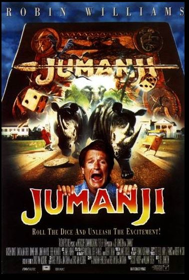 '가족 간의 소통과 두려움에 맞서는 용기'를 다룬 영화 <쥬만지>.