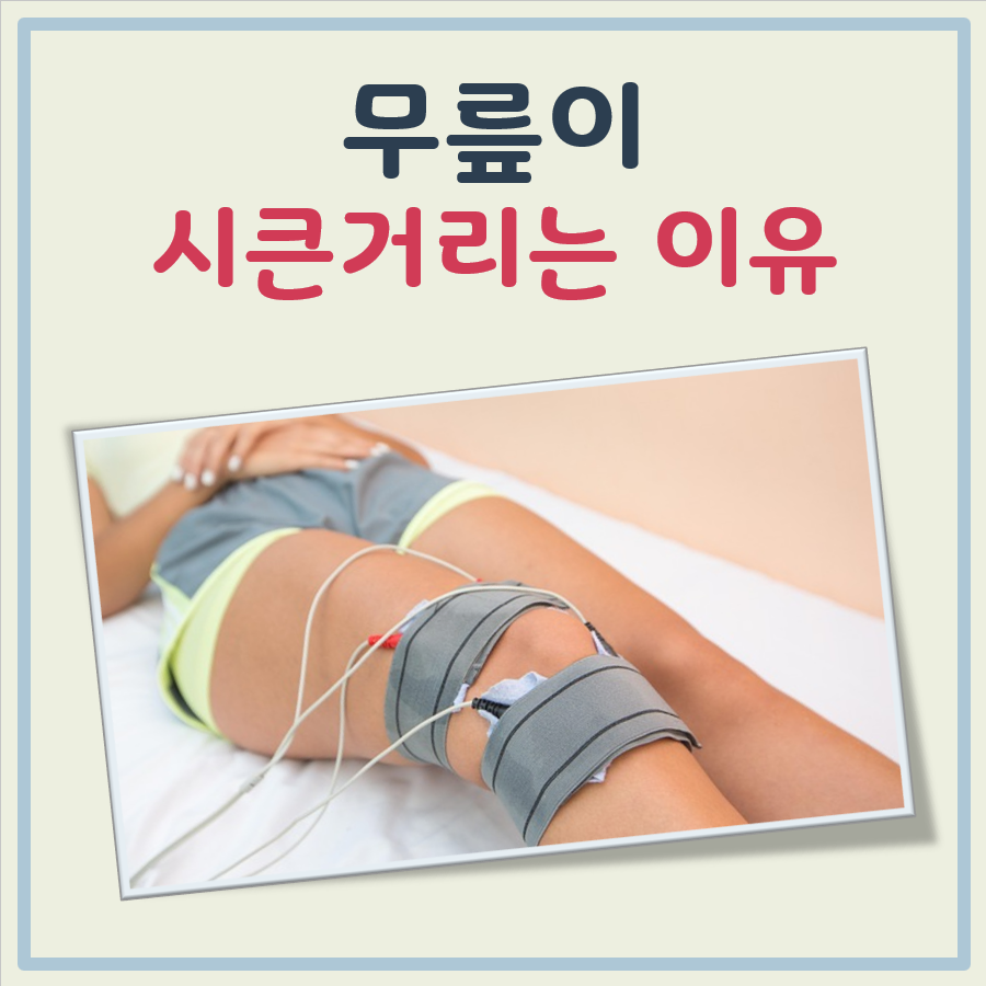 무릎이 시큰거리는 이유 대표 이미지