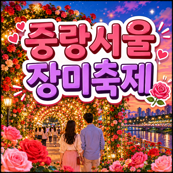 중랑 서울 장미축제
