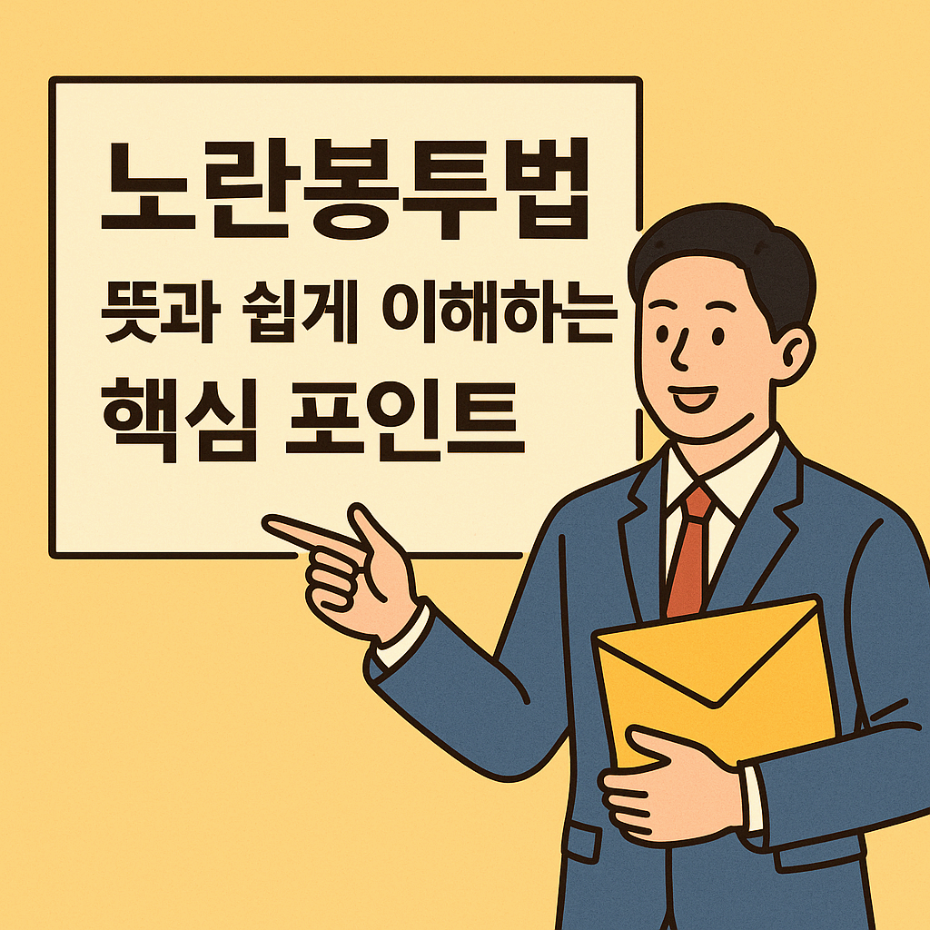 노란봉투법, 뜻과 쉽게 이해하는 핵심 포인트