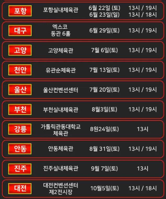 2024 현역가왕 전국투어 콘서트