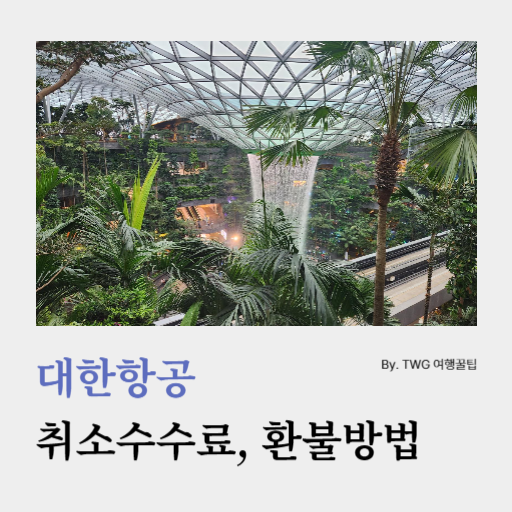 대한항공 취소수수료