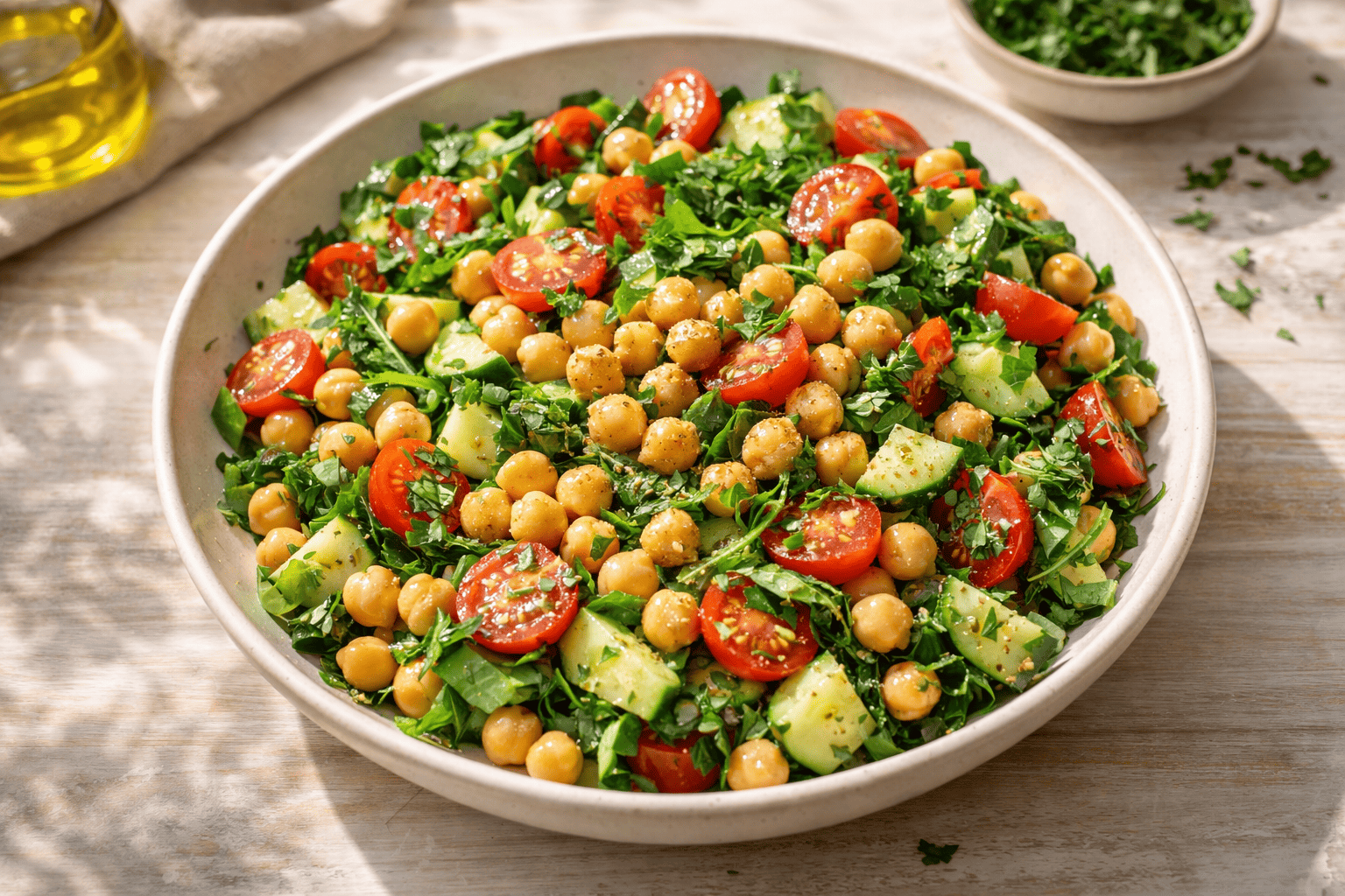 병아리콩 샐러드의 특징과 활용