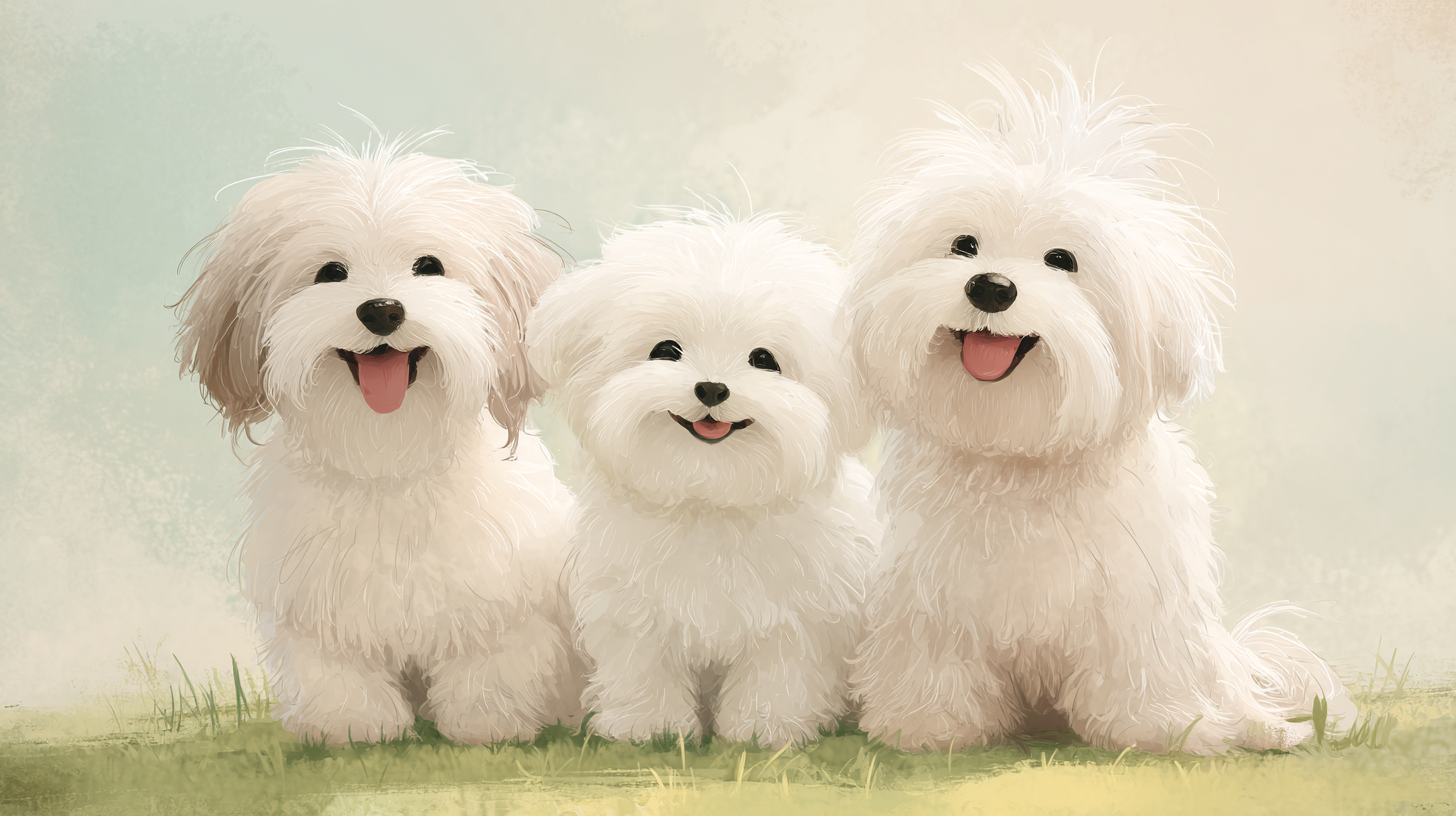 말티즈, 비숑 프리제, 꼬똥 드 툴레아 차이