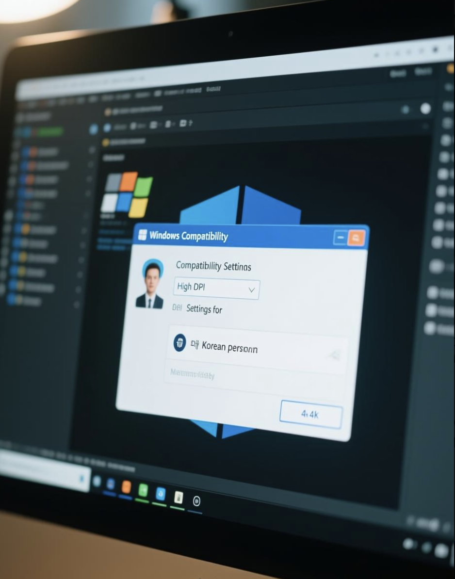 오래된 프로그램과의 싸움 (개별 설정)