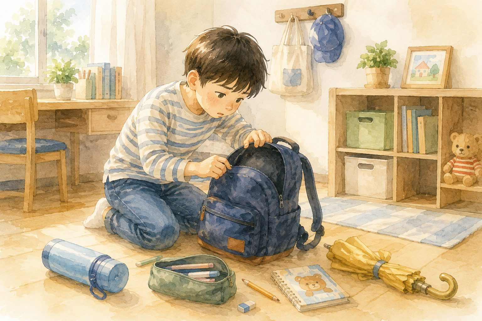 물건을 자주 잃어버리는 아이, 스스로 챙기는 습관은 어떻게 길러줄까