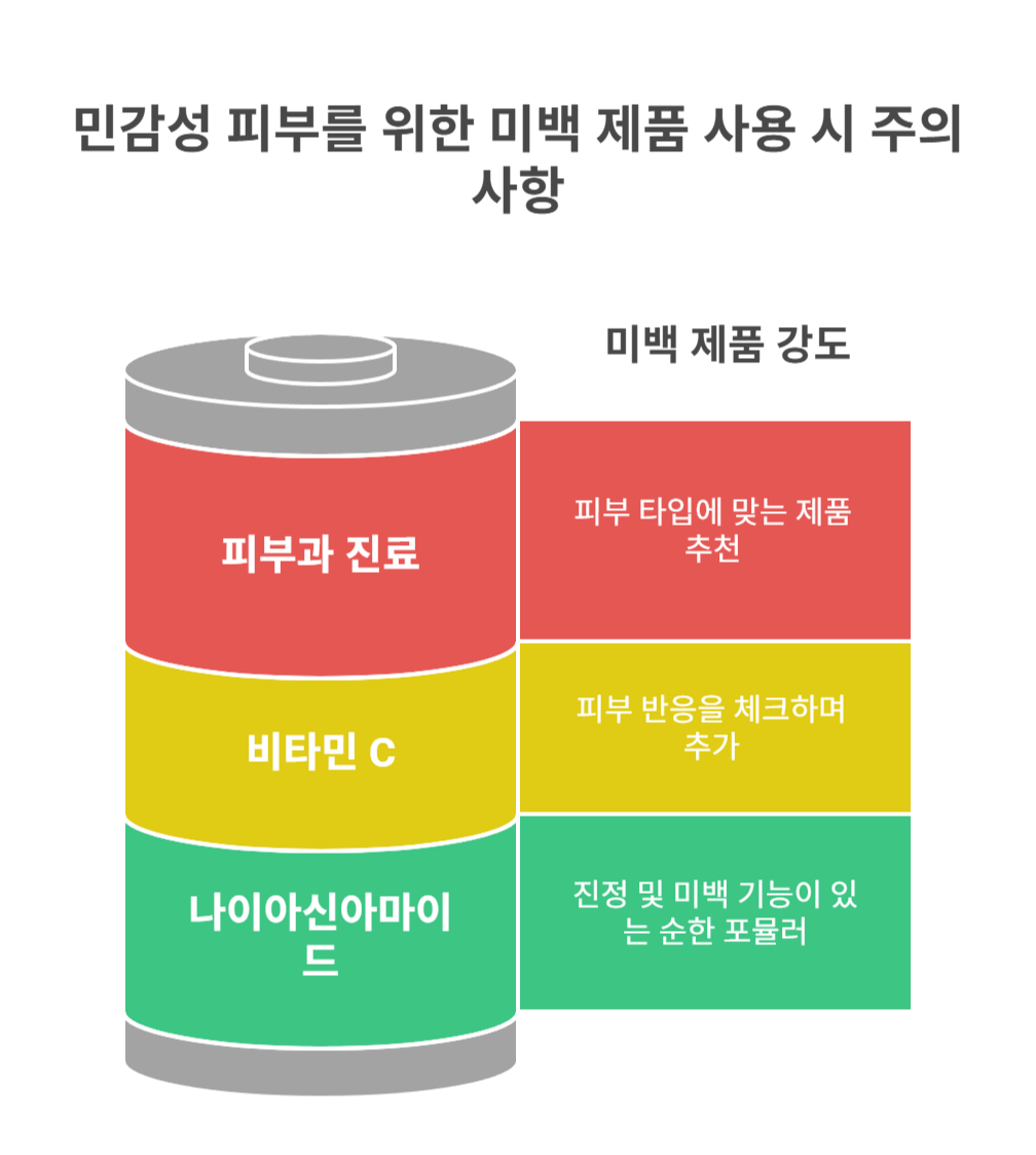 민감성 피부를 위한 미백 제품 사용 팁