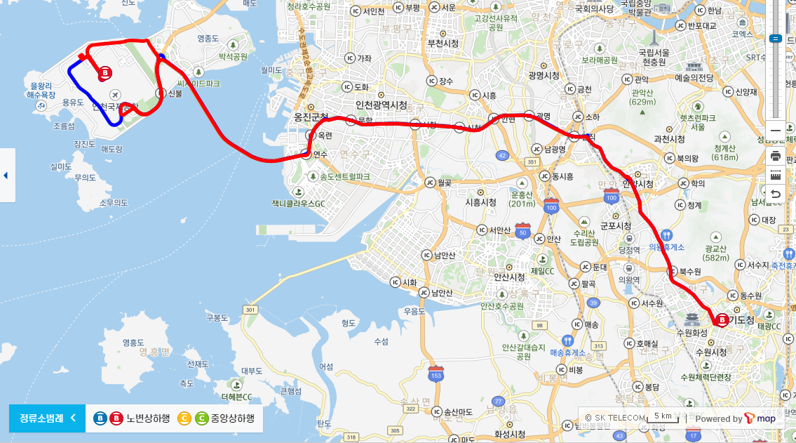 N4000번 노선정보