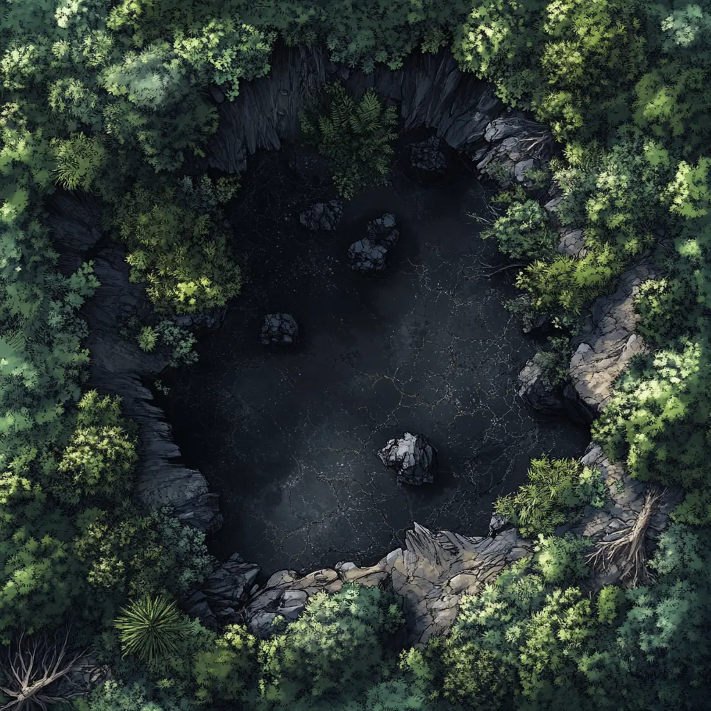 산사태 난 모습