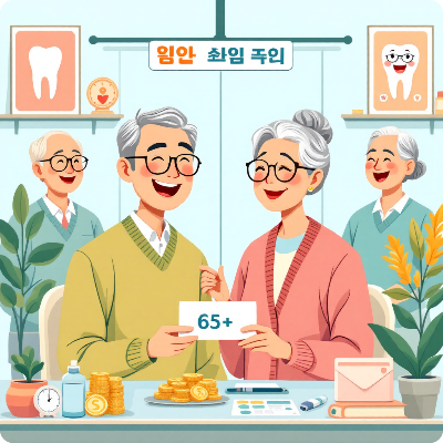 65세 이상 노인 건강지원금 이미지